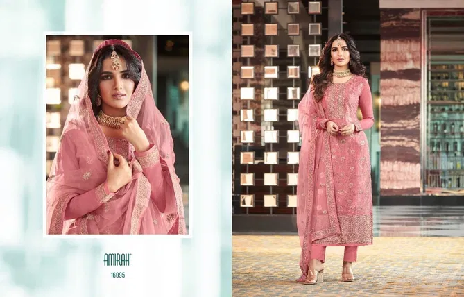 AMIRAH KHWAHISH Dola Jecard Silk With button Heavy Designer salwar suit